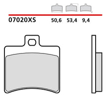 Carica l'immagine nel visualizzatore di Gallery, BREMBO - PASTIGLIA MESCOLA XS Cod.07020XS posteriore