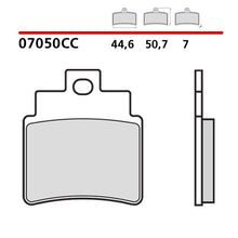 Carica l'immagine nel visualizzatore di Gallery, BREMBO - PASTIGLIA MESCOLA CC 07050 Anteriore