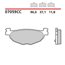Carica l'immagine nel visualizzatore di Gallery, BREMBO - PASTIGLIA MESCOLA CC 07059 Posteriore