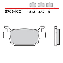 Carica l'immagine nel visualizzatore di Gallery, BREMBO - PASTIGLIA MESCOLA CC 07064 Posteriore