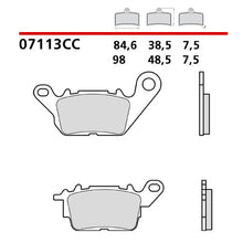 Carica l'immagine nel visualizzatore di Gallery, BREMBO - PASTIGLIA MESCOLA CC 07113CC Anteriore