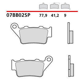 BREMBO - PASTIGLIA MESCOLA SP 07BB02SP Posteriore
