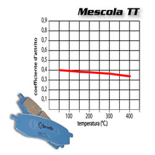 Carica l'immagine nel visualizzatore di Gallery, BREMBO - PASTIGLIA MESCOLA TT 07BB04TT Anteriore