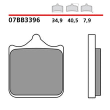 Carica l'immagine nel visualizzatore di Gallery, BREMBO - PASTIGLIA MESCOLA GENUINE 07BB3396 Anteriore