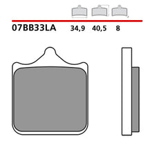 Carica l'immagine nel visualizzatore di Gallery, BREMBO - PASTIGLIA MESCOLA LA 07BB33LA Anteriore