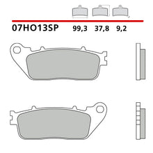 Carica l'immagine nel visualizzatore di Gallery, BREMBO - PASTIGLIA MESCOLA SP 07HO13SP Posteriore