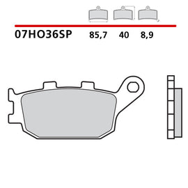 BREMBO - PASTIGLIA MESCOLA SP 07HO36SP Posteriore