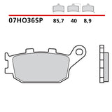 BREMBO - PASTIGLIA MESCOLA SP 07HO36SP Posteriore
