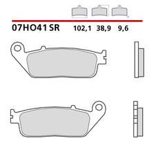 Carica l'immagine nel visualizzatore di Gallery, BREMBO - PASTIGLIA MESCOLA SR 07HO41SR Anteriore