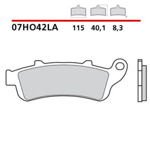 Carica l'immagine nel visualizzatore di Gallery, BREMBO - PASTIGLIA MESCOLA LA 07HO42LA Anteriore