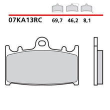 Carica l'immagine nel visualizzatore di Gallery, BREMBO - PASTIGLIA MESCOLA RC 07KA13RC Anteriore
