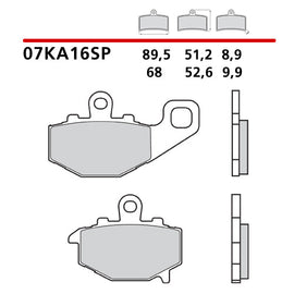 BREMBO - PASTIGLIA MESCOLA SP 07KA16SP Posteriore