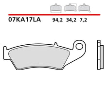 Carica l'immagine nel visualizzatore di Gallery, BREMBO - PASTIGLIA MESCOLA LA 07KA17LA Anteriore