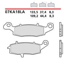 Carica l'immagine nel visualizzatore di Gallery, BREMBO - PASTIGLIA MESCOLA LA 07KA18LA Anteriore