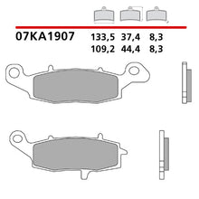 Carica l'immagine nel visualizzatore di Gallery, BREMBO - PASTIGLIA MESCOLA CC 07KA1907 Anteriore
