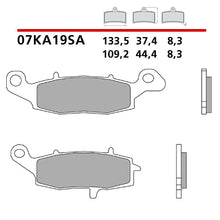 Carica l'immagine nel visualizzatore di Gallery, BREMBO - PASTIGLIA MESCOLA SA 07KA19SA Anteriore