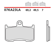 Carica l'immagine nel visualizzatore di Gallery, BREMBO - PASTIGLIA MESCOLA LA 07KA23LA Anteriore
