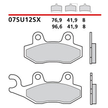 Carica l'immagine nel visualizzatore di Gallery, BREMBO - PASTIGLIA MESCOLA SX 07SU12SX Posteriore