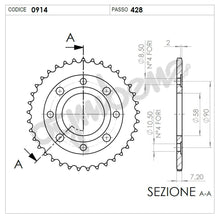 Carica l'immagine nel visualizzatore di Gallery, KIT TRASMISSIONE TROFEO SUZUKI  Cod. 256254000