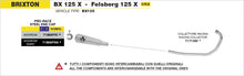 Carica l'immagine nel visualizzatore di Gallery, ARROW TERMINALE BRIXTON BX 125 X - FELSBERG 125 X '19/20