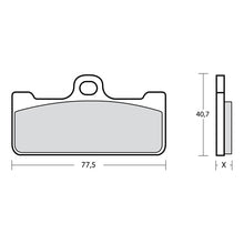 Carica l'immagine nel visualizzatore di Gallery, BREMBO RACING - KIT PASTIGLIE MESCOLA Z01 107684820
