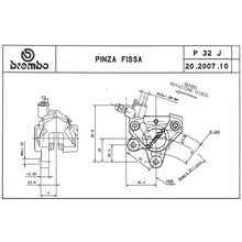 Carica l'immagine nel visualizzatore di Gallery, BREMBO - PINZA FISSA BREMBO 20200710