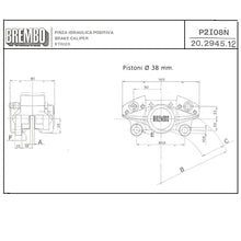 Carica l'immagine nel visualizzatore di Gallery, BREMBO - PINZA FISSA BREMBO 20294512