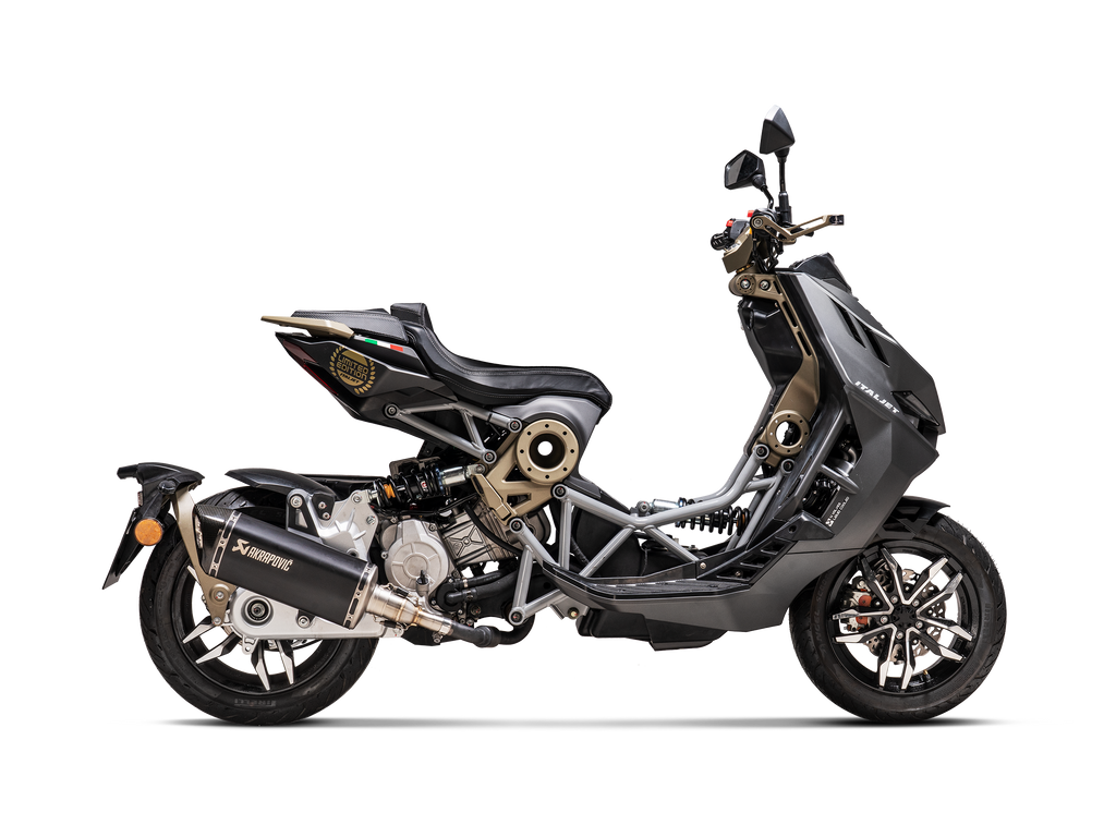 Akrapovic Silenziatore Italjet DRAGSTER 125 2021–2024 — S-IT125SO1-HRTBL