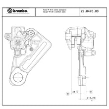 Carica l'immagine nel visualizzatore di Gallery, BREMBO - PINZA FLOTTANTE BREMBO 22847003