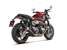 Carica l'immagine nel visualizzatore di Gallery, Akrapovic Silenziatore Triumph Thruxton 1200 2016–2020 — S-T12SO2-HCQTBL