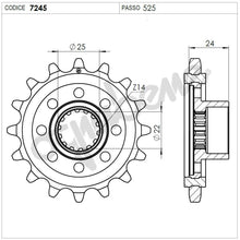 Carica l'immagine nel visualizzatore di Gallery, KIT TRASMISSIONE TROFEO MV AGUSTA  F3 675 '17/19 Cod. 256240000