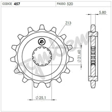 Carica l'immagine nel visualizzatore di Gallery, KIT TRASMISSIONE DID RACING KAWASAKI Cod. 37A116