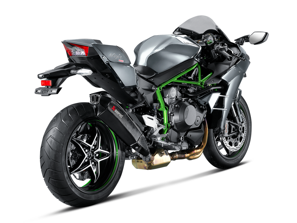 Akrapovic Silenziatore Kawasaki NINJA H2 2015–2020 — S-K10SO15-HX2C