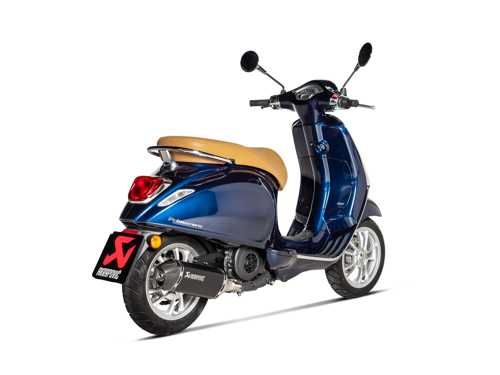 Akrapovic Silenziatore Piaggio Vespa 125/150ie 3V modello con motore iGet 2021–2022 — S-VE125SO3-HZBL