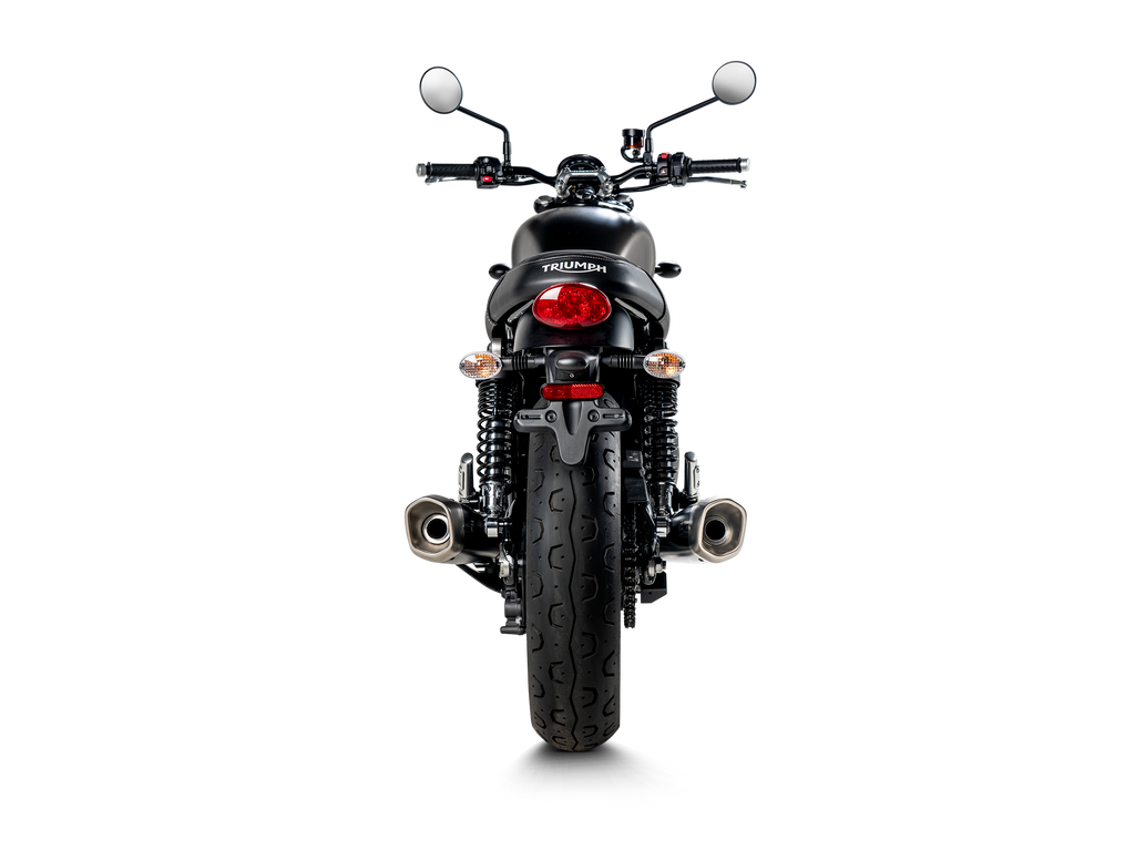 Akrapovic Silenziatore Triumph STREET TWIN 2016–2020 — S-T9SO2-HCQTBL