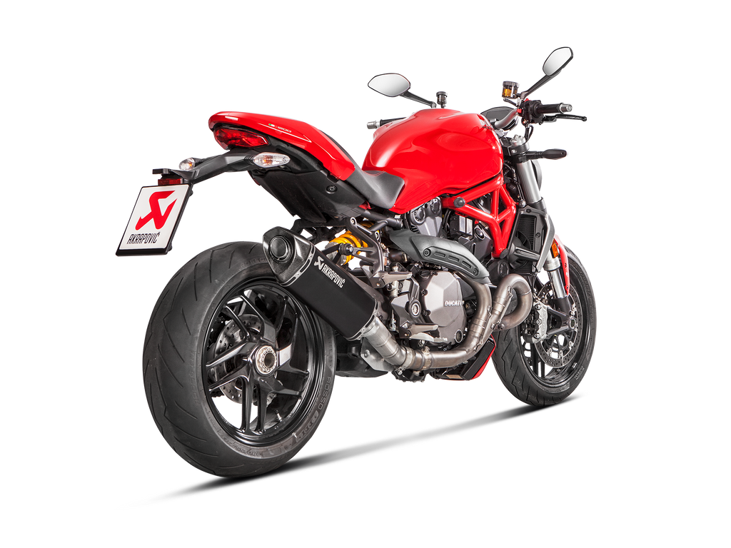 Akrapovic Silenziatore Ducati MONSTER 821 2017–2020 — S-D12SO8-RTBL