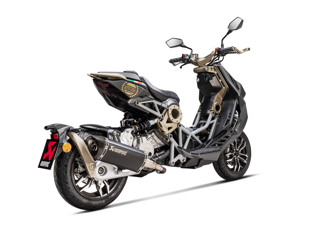 Akrapovic Silenziatore Italjet DRAGSTER 125 2021–2024 — S-IT125SO1-HRTBL