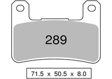 Carica l'immagine nel visualizzatore di Gallery, PASTIGLIE OGNIBENE NISSIN SUZUKI GSX 600 - 750 - VStrom1000