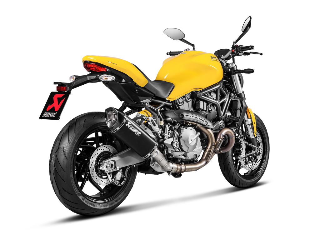 Akrapovic Silenziatore Ducati MONSTER 821 2017–2020 — S-D12SO8-RTBL