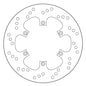 BREMBO - DISCO SERIE ORO FISSO 68B40781 Posteriore