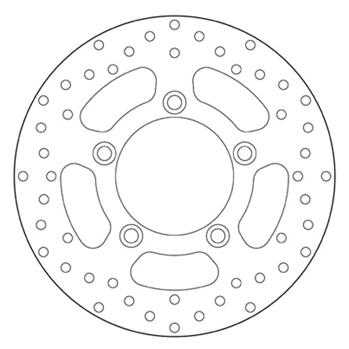 BREMBO - DISCO SERIE ORO FISSO 68B40795 Posteriore