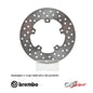 BREMBO - DISCO SERIE ORO FISSO 68B407G2 Posteriore