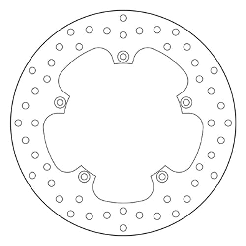 BREMBO - DISCO SERIE ORO FISSO 68B407L8 Posteriore