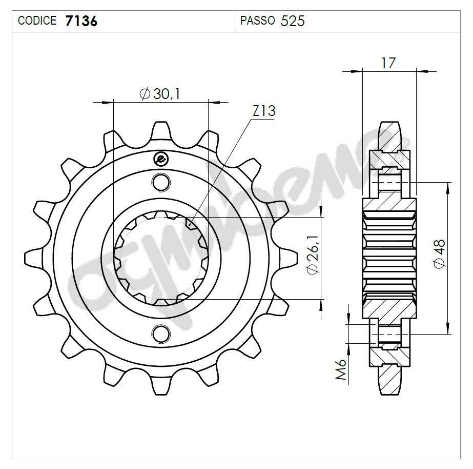 KIT TRASMISSIONE DID HONDA Cod. 376085111