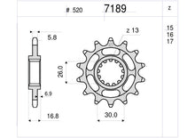 Carica l'immagine nel visualizzatore di Gallery, KIT TRASMISSIONE DID RACING HONDA Cod. 37A026