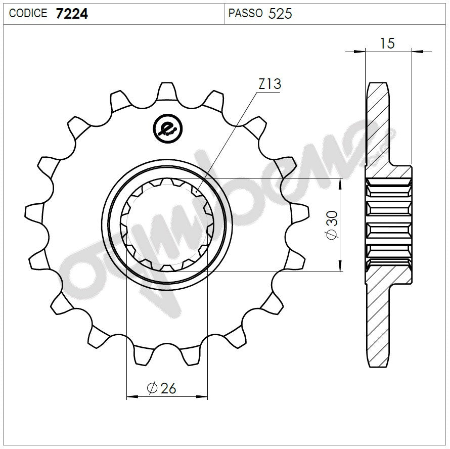 KIT TRASMISSIONE TROFEO BMW Cod. 2557281746
