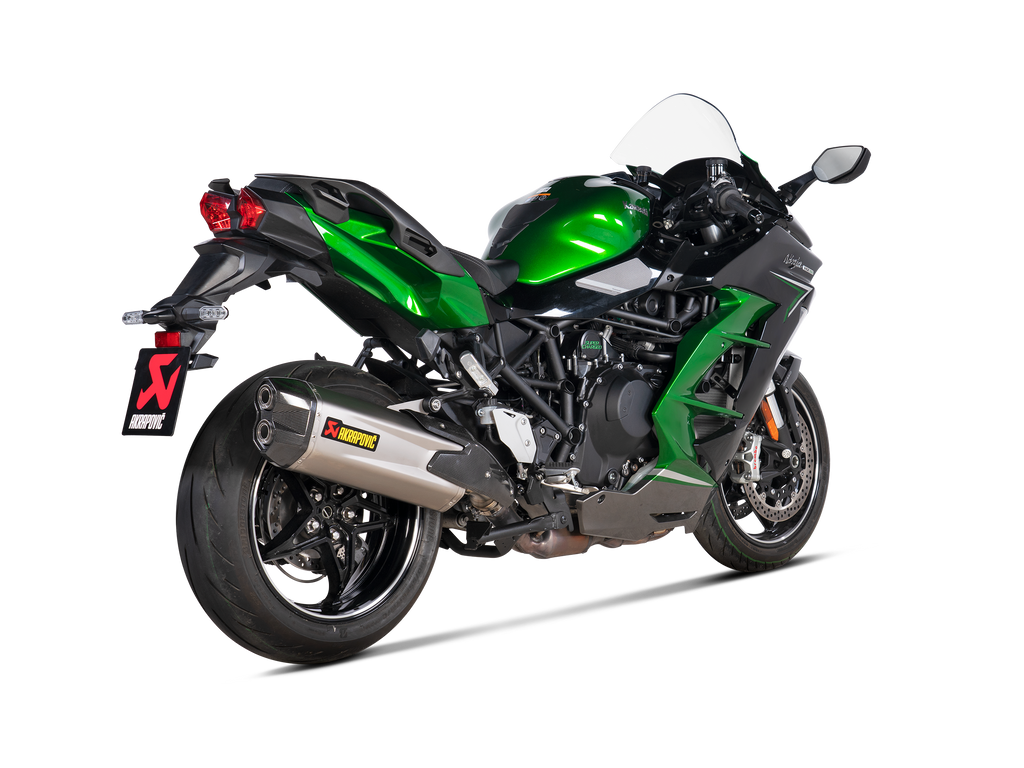 Akrapovic Silenziatore Kawasaki NINJA H2 SX 2021–2025 — S-K10SO30-HGIT