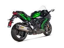 Carica l'immagine nel visualizzatore di Gallery, Akrapovic Silenziatore Kawasaki NINJA H2 SX 2021–2025 — S-K10SO30-HGIT