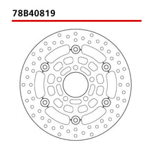 Carica l'immagine nel visualizzatore di Gallery, BREMBO - DISCO SERIE ORO FLOTTANTE 78B40819 Anteriore