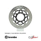 BREMBO - DISCO SERIE ORO FLOTTANTE 78B40824 Anteriore